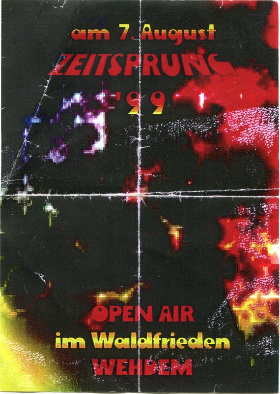 Zeitsprung '99 · 07.08.1999 · Open Air im Waldfrieden · Wehdem