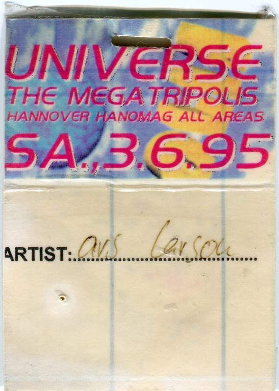 Universe — The Megatripolis · Hannover Hanomag · 03.06.1995