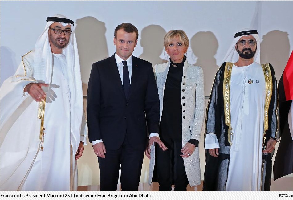 Louvre Abu Dhabi · Eröffnung mit Macron